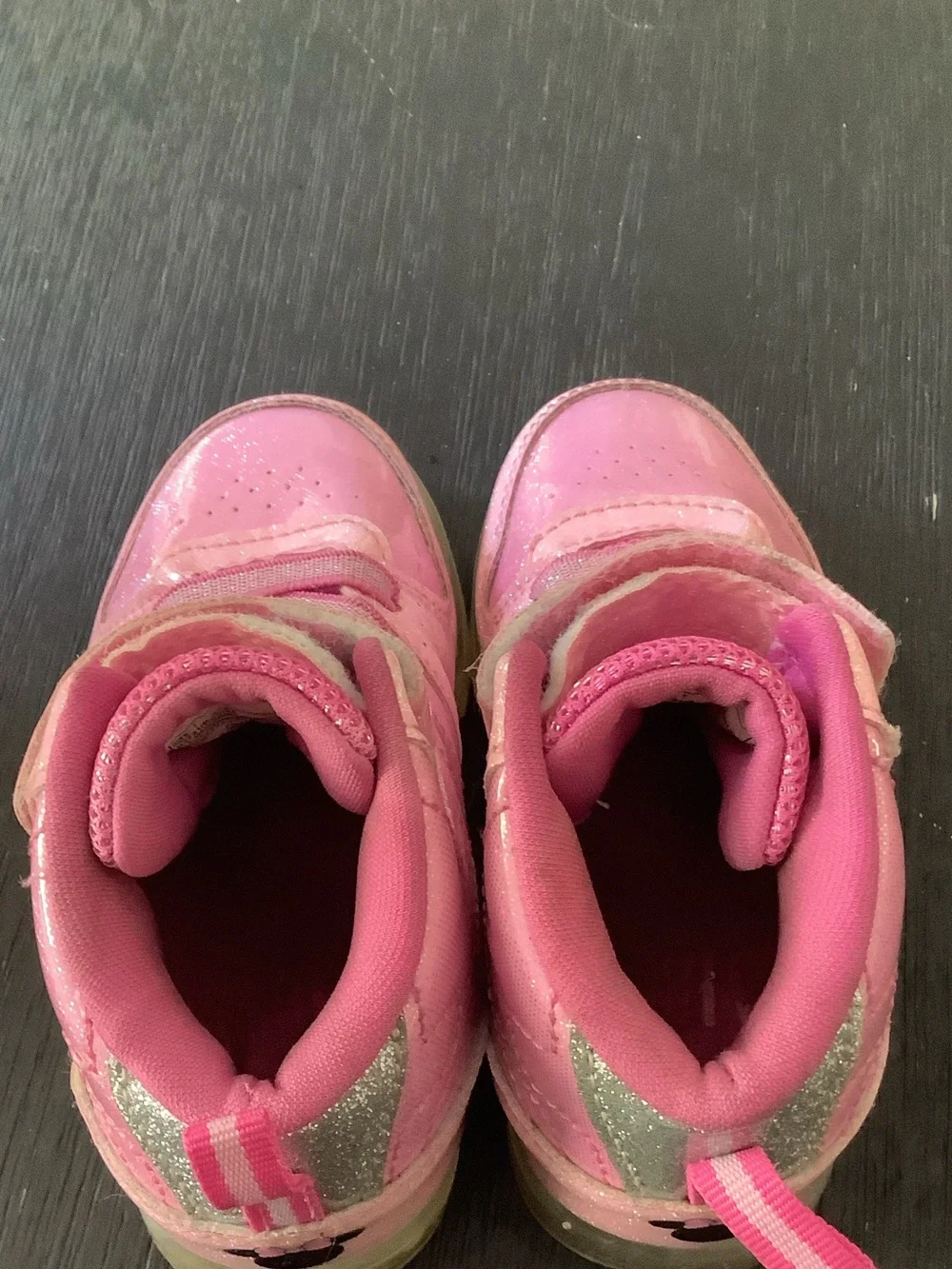 Disney Pink Minnie Mouse Light-Up High-Top Sneakers for Kids